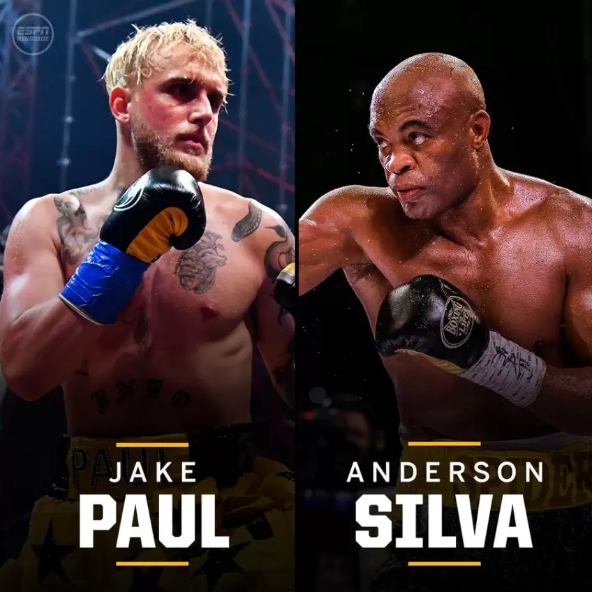 It's official! Jake Paul vs. Anderson Silva in October