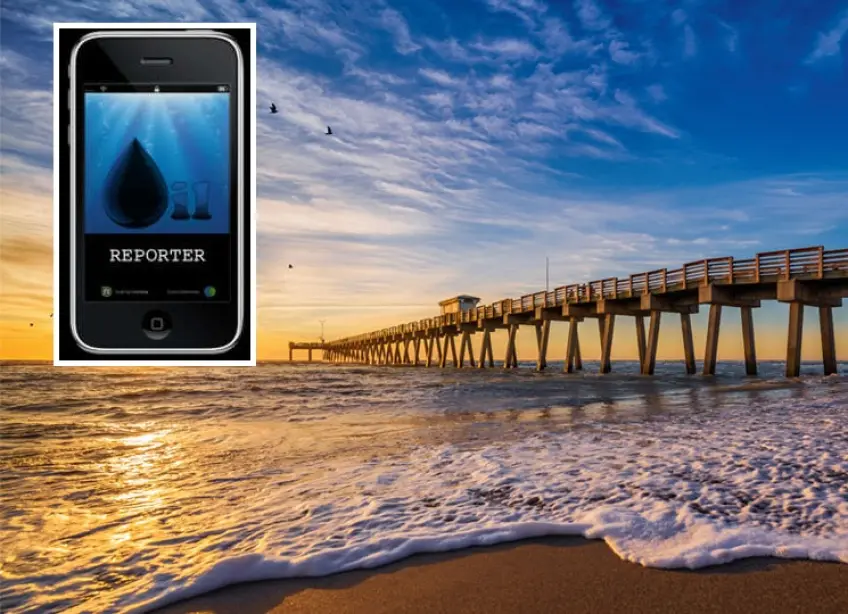 Oil Reporter was an app to find high-resolution images of the Gulf Coast