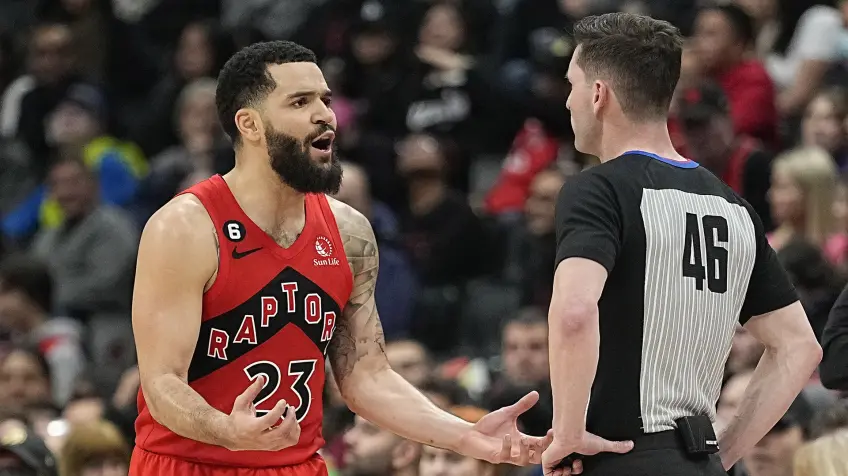 Toronto Raptors Point Guard Fred VanVleet Fined for Criticizing NBA Official