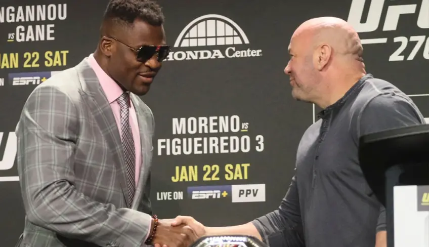 Dana White candid about Francis Ngannou and his adventure in the PFL